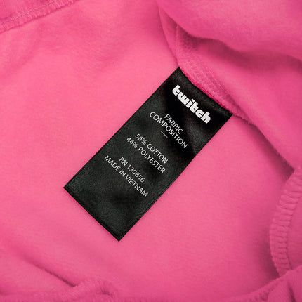 Twitch Fleece Jogger Sweatpants Bright Pink - 2XL Unisex With Pockets