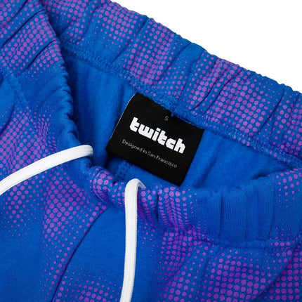 Twitch Unisex Jogger Sweatpants – Blue, 56% Cotton, 44% Polyester, Lightweight