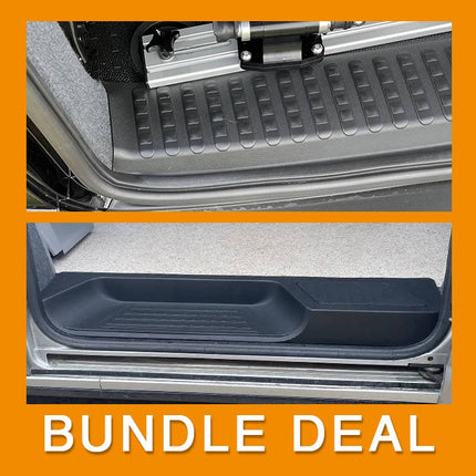 For VW T6 V3 Barndoor Threshold Cover + Side Step