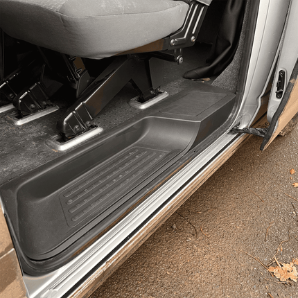 For VW T6 Transporter Side Loading Door Step V3 17mm Extra Deep with Storage Compartment