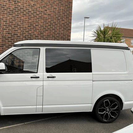For VW T5.1 Campervan Black Awning Rails – Drive-Away & Reimo Compatible | Van-X
