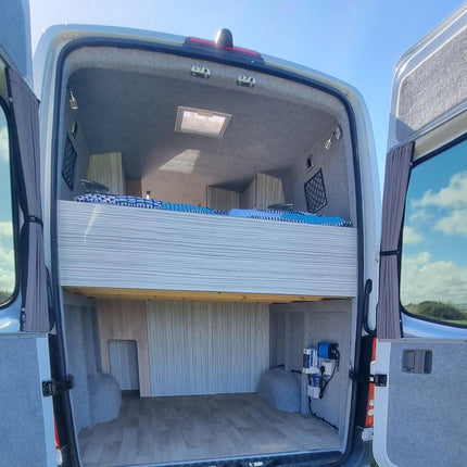 For Mercedes Sprinter Premium 1 x Barndoor Window Curtain Van-X