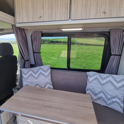 For VW Crafter Premium Window Curtains - Black/Grey - CREATE YOUR OWN BUNDLE! Van-X