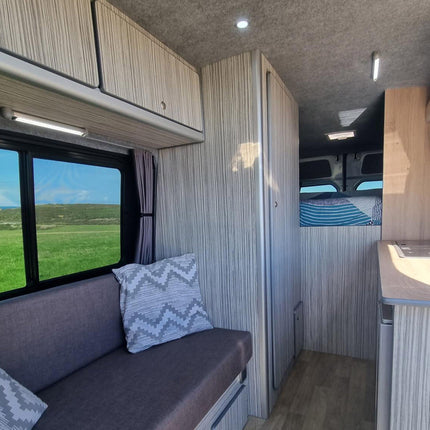 For VW Crafter Premium Window Curtains - Black/Grey - CREATE YOUR OWN BUNDLE! Van-X