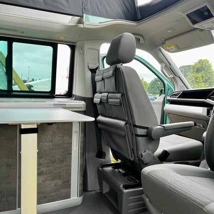 For VW California Ocean Campervan Leatherette Captain’s Back Seat Organiser | Van-X
