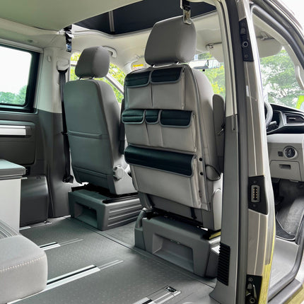 For VW California Ocean Campervan Leatherette Captain’s Back Seat Organiser | Van-X