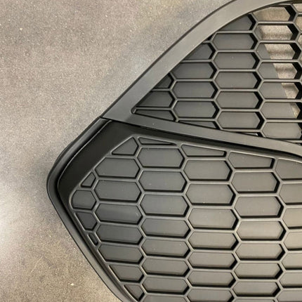 For Ford Transit Custom Honeycomb Front Grille – Matte Black Upgrade for MK1 (2012-2018)