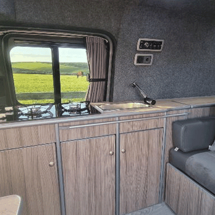 For Toyota Proace Premium Window Curtains - Black/Grey - CREATE YOUR OWN BUNDLE! | Van-X