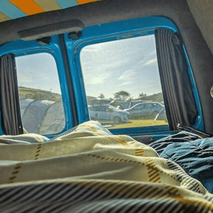 For VW Caddy Van Conversion Premium Window Curtains - Black/Grey - CREATE YOUR OWN BUNDLE! Van-X