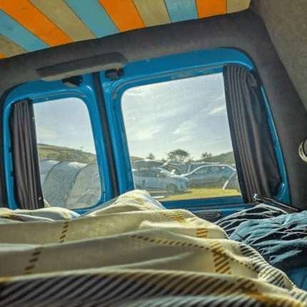 For Citroën Dispatch Premium Window Curtains - Black/Grey - CREATE YOUR OWN BUNDLE! | Van-X