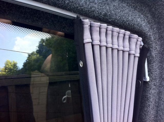 For Ford Transit Custom Premium 2 x Side Window Curtains | Van-X